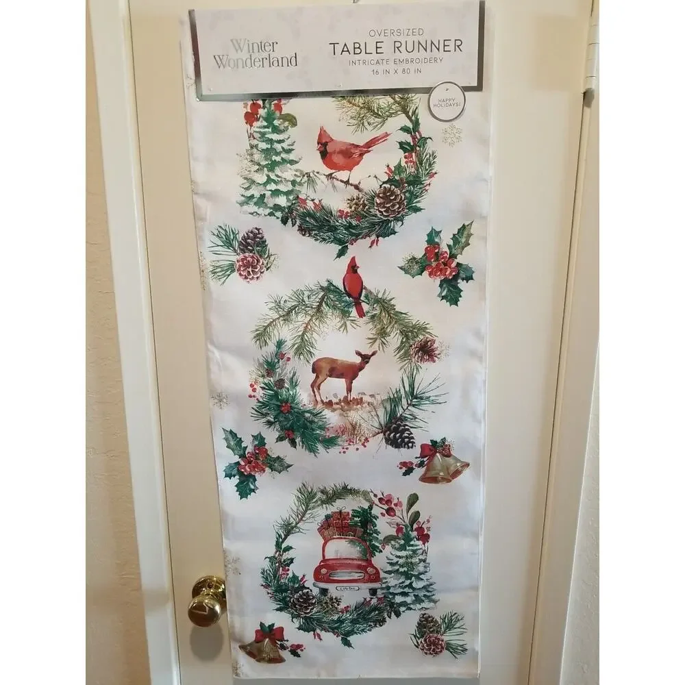Christmas Winter Wonderland Table‎ Runner 16